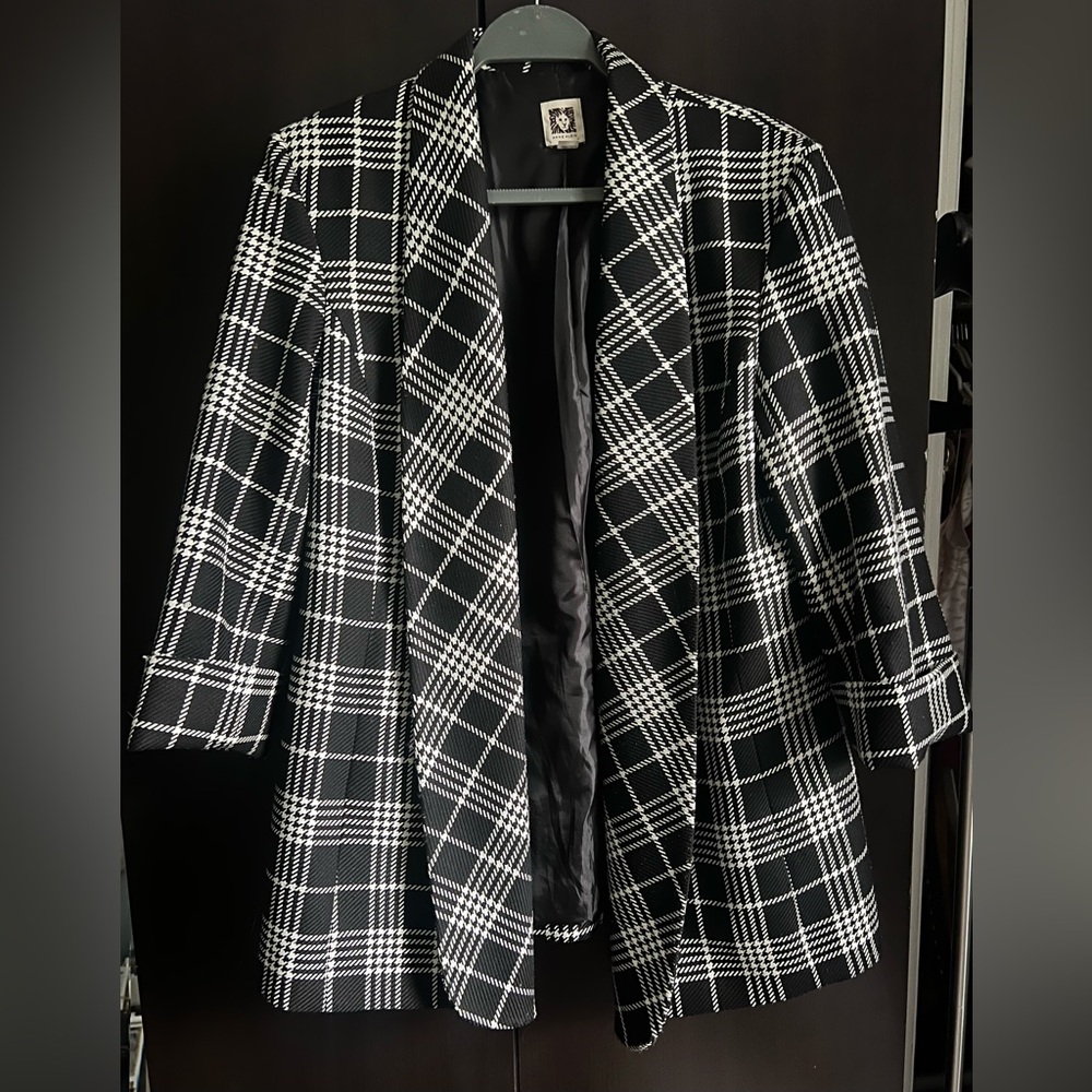 Plaid Blazer
